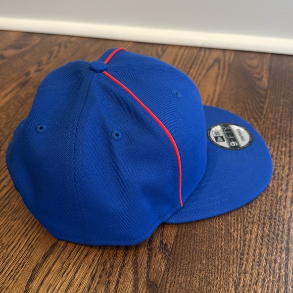 Philadelphia 76ers NBA Blue Red White Baseball SnapBack Hat NWT - Picture 6 of 9